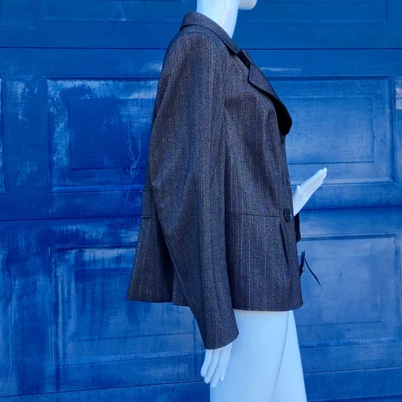 JOHN MAYER of NORWICH Ladies Pin Stripe Double Breasted Luxury Blazer